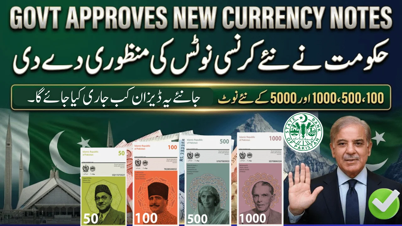 Pakistan New Currency Notes Approved – SBP Confirms Final Designs