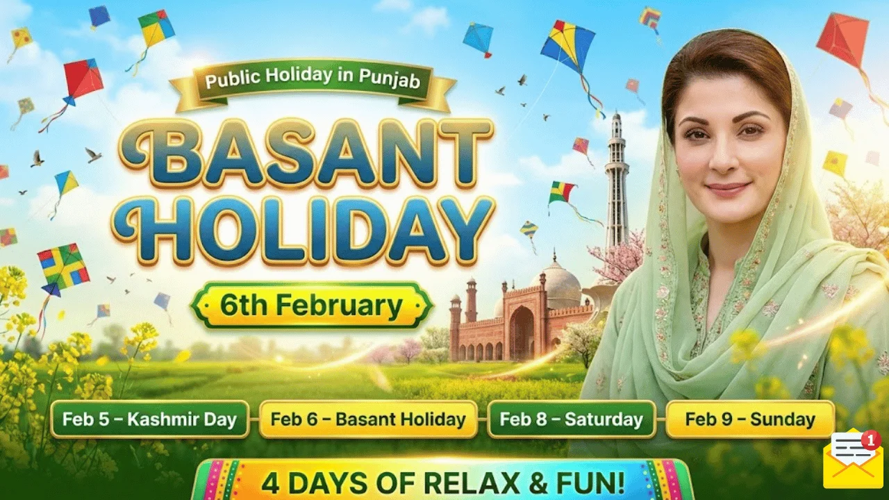 Punjab Gets 4-Day Long Weekend as Basant Holiday Is Officially Announced