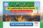 LESCO Announces Electricity Supply Schedule for Basant in Lahore